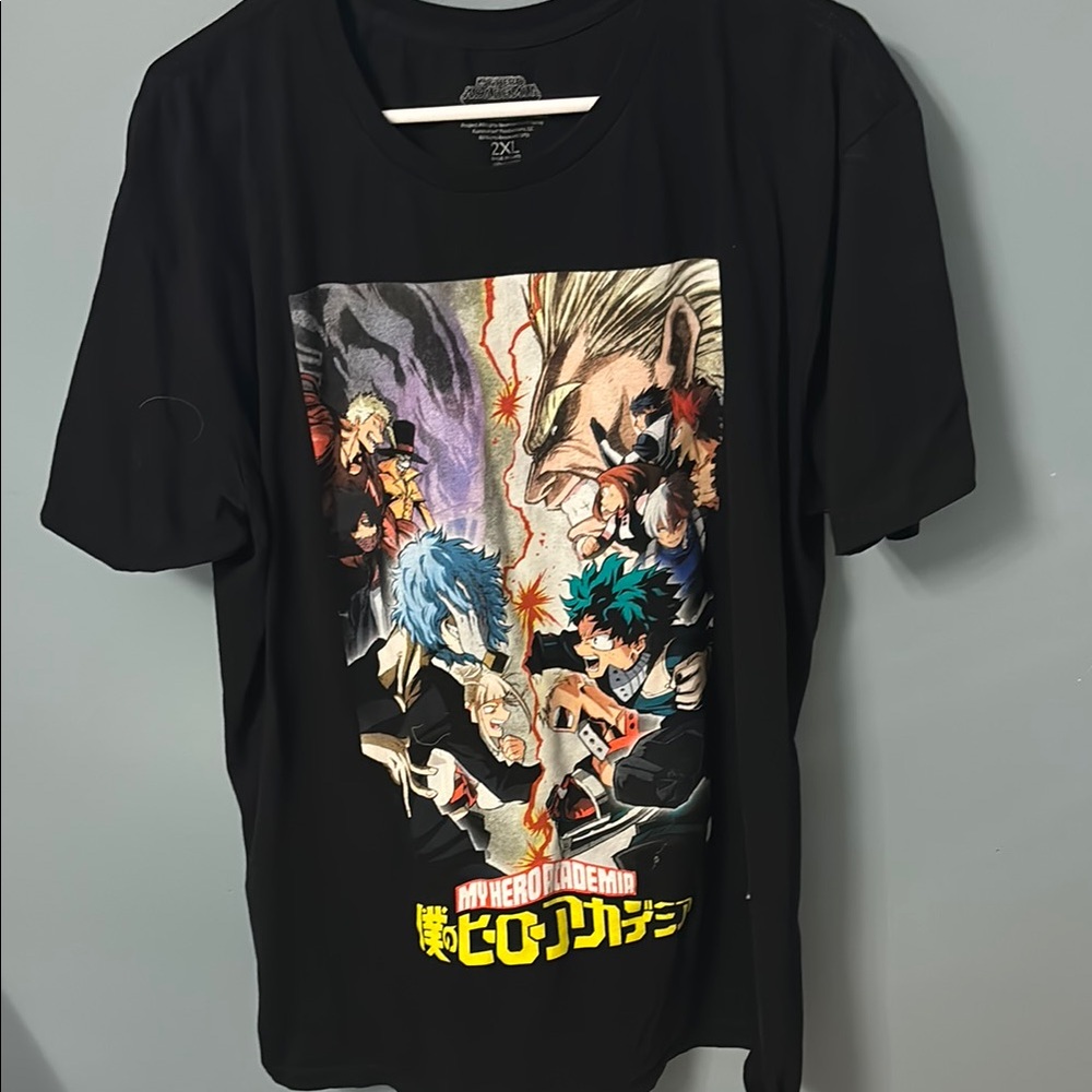 My Hero Academia Black Graphic T-Shirt
